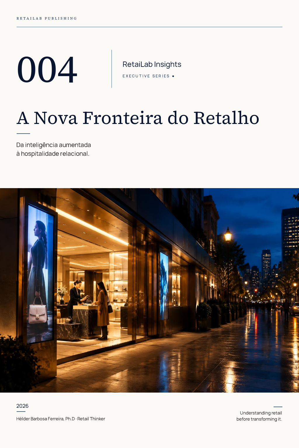 Capa da publicação Retail Thinking 2026, Executive Series 001